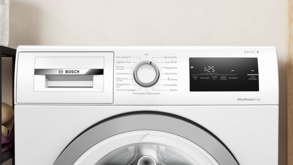 BOSCH WAN28127 Serie 4, Waschmaschine (8 kg, max. 1400 U/min., Frontlader) – Bild 7
