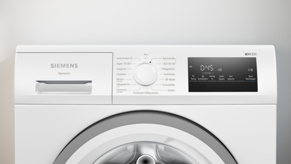 SIEMENS WM14N127 iQ300, Waschmaschine (8 kg, max. 1400 U/min., Frontlader) – Bild 2