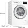 BOSCH WAN28127 Serie 4, Waschmaschine (8 kg, max. 1400 U/min., Frontlader) - Thumbnail Image 12