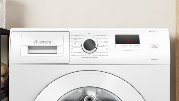 BOSCH WGE02471 Serie 2, Waschmaschine (7 kg, max. 1400 U/min., Frontlader) – Bild 2