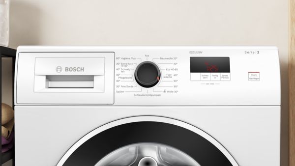 BOSCH WGE02490 Serie 2, Waschmaschine (7 kg, max. 1400 U/min., Frontlader) – Bild 7