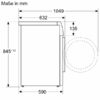 BOSCH WAN282U8AT Serie 4, Waschmaschine (8 kg, max. 1400 U/min., Frontlader) - Thumbnail Image 12