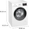 SIEMENS WM14N2S8AT iQ300, Waschmaschine (8 kg, max. 1400 U/min., Frontlader) - Thumbnail Image 7