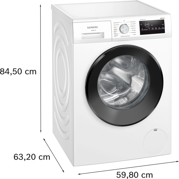 SIEMENS WM14N2S8AT iQ300, Waschmaschine (8 kg, max. 1400 U/min., Frontlader) – Bild 7