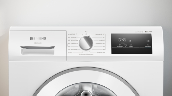 SIEMENS WM14N095 iQ300, Waschmaschine (8 kg, max. 1400 U/min., Frontlader) – Bild 2