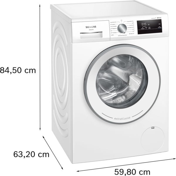 SIEMENS WM14N095 iQ300, Waschmaschine (8 kg, max. 1400 U/min., Frontlader) – Bild 8