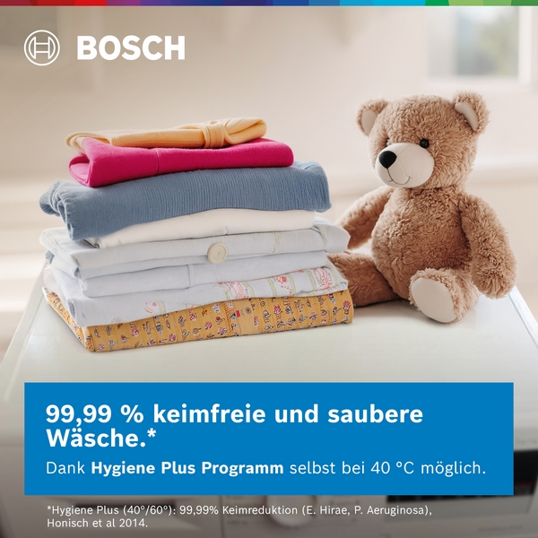 BOSCH WGE02490 Serie 2, Waschmaschine (7 kg, max. 1400 U/min., Frontlader) – Bild 5