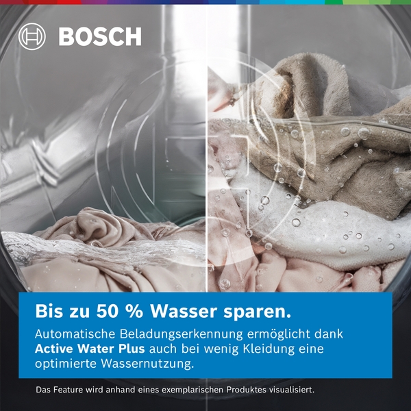 BOSCH WGE02490 Serie 2, Waschmaschine (7 kg, max. 1400 U/min., Frontlader) – Bild 6